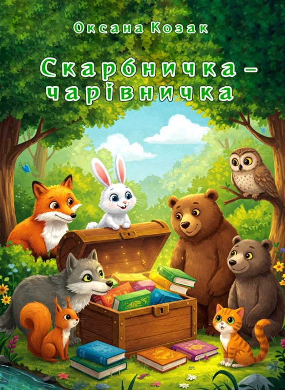 Скарбничка-чарівничка  : казки у віршах для дітей. Кольорова