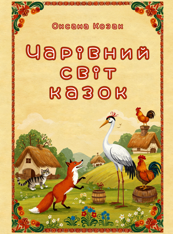 Чарівний світ казок  : казки у віршах для дітей. Кольорова